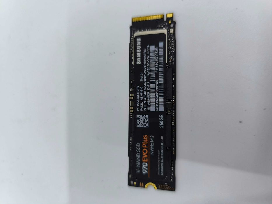 Dysk SSD M.2 NVMe Samsung 970 EVO Plus 256GB | Szybki | Stan Idealny