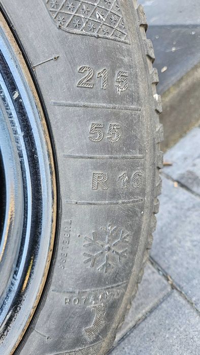Komplet kół stalowych 16'