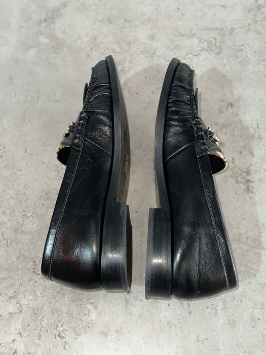 Bibi Lolu mokasyny z panterą loafersy 37 czarne