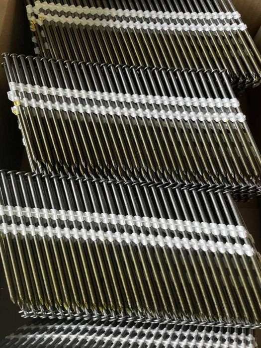 Цв'ях бабінний гребінчастий ,рейковиий 21°,34° нейлери