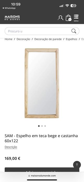 Vitrine + Espelho NOVOS