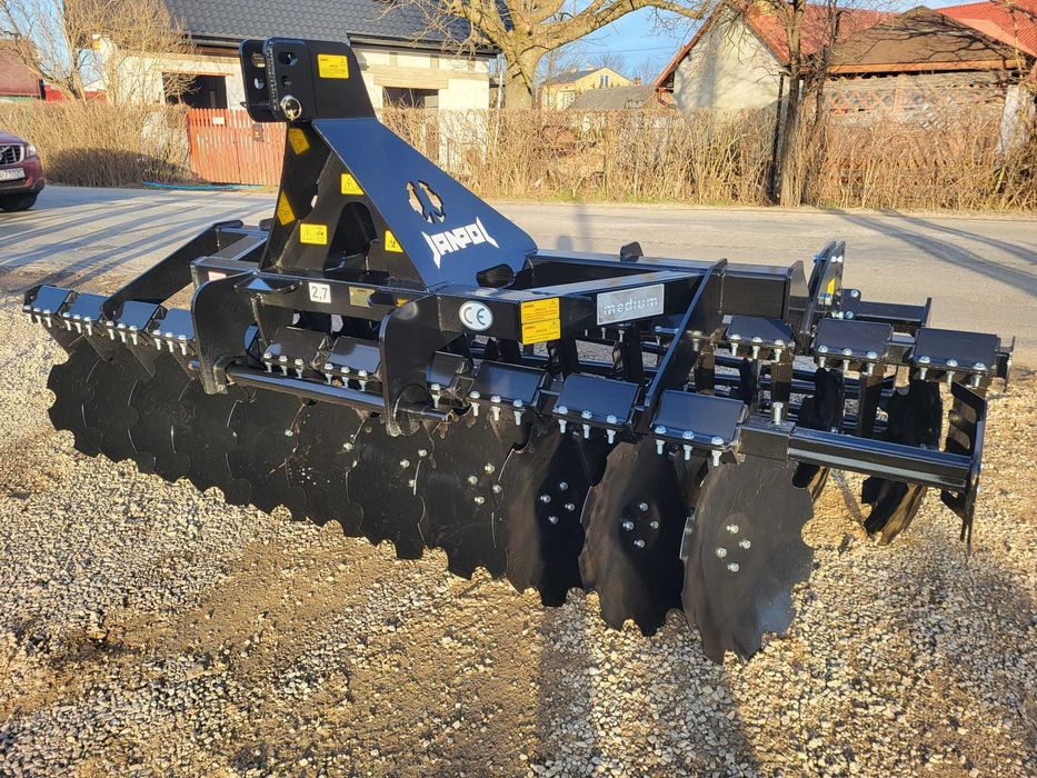 brona talerzowa/ medium (średnia)/ talerze 510 +ekrany boczne +wał