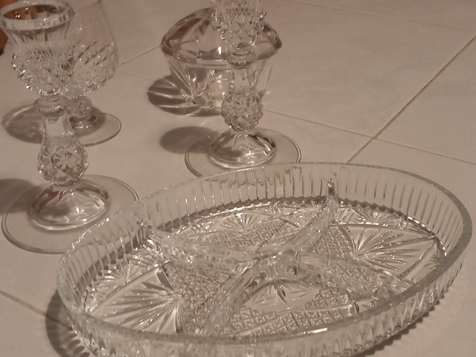 Cristal Conjunto peças soltas