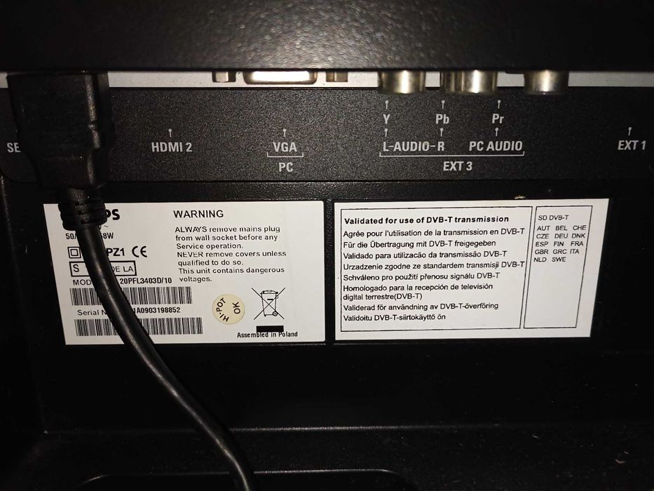 TV Pequena  Philips 20PFL3403D/10