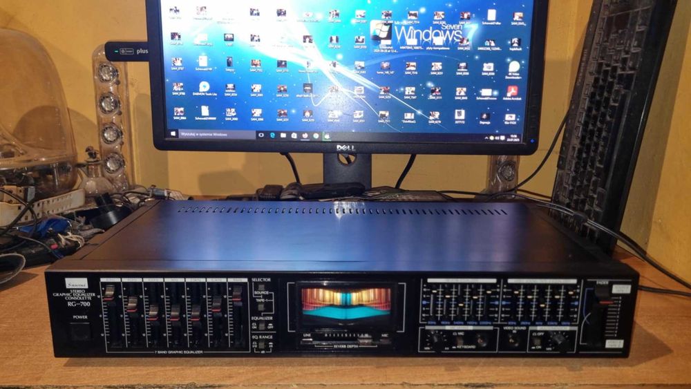 Korektor graficzny Sansui RG-700 Reverb Echo pogłos Made in Japan!!!