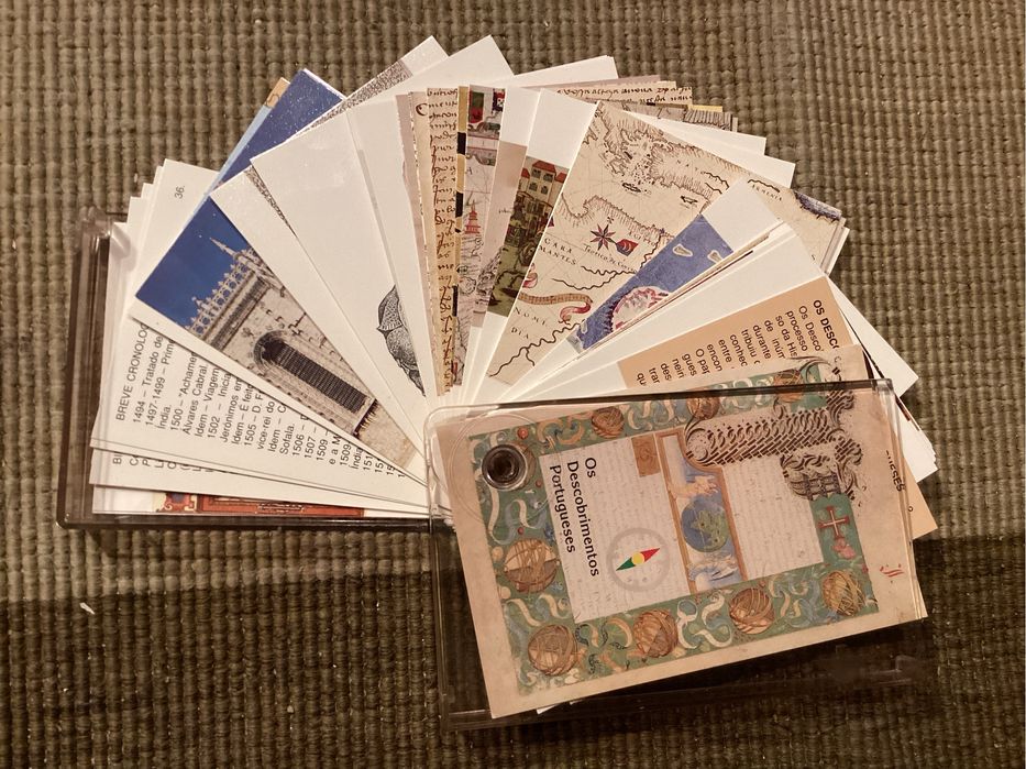 OS DESCOBRIMENTOS PORTUGUESES. Cassette guia comissão descobrimentos.