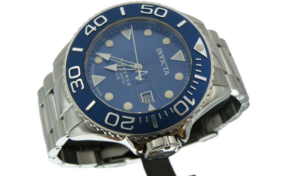 INVICTA Reserve Grand Diver 300m Automatic w Stali na Bransolecie