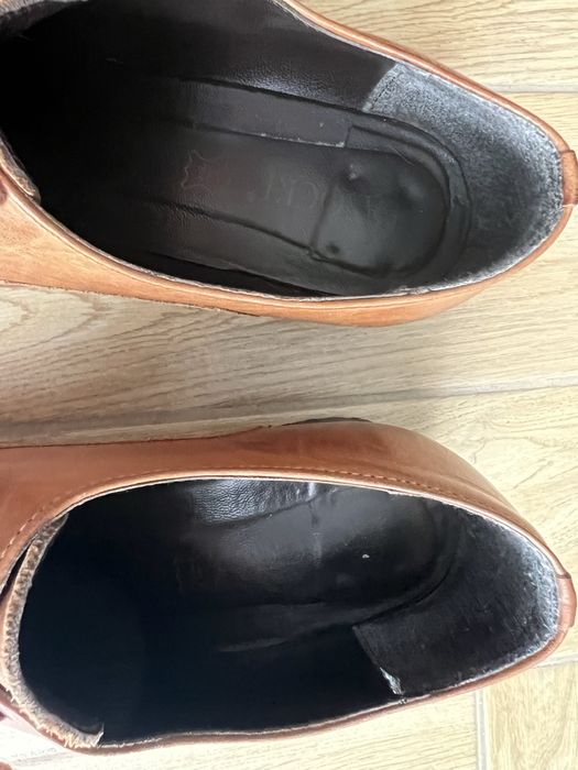 Szkórzane półbuty CCC Lasocki 39 brązowe