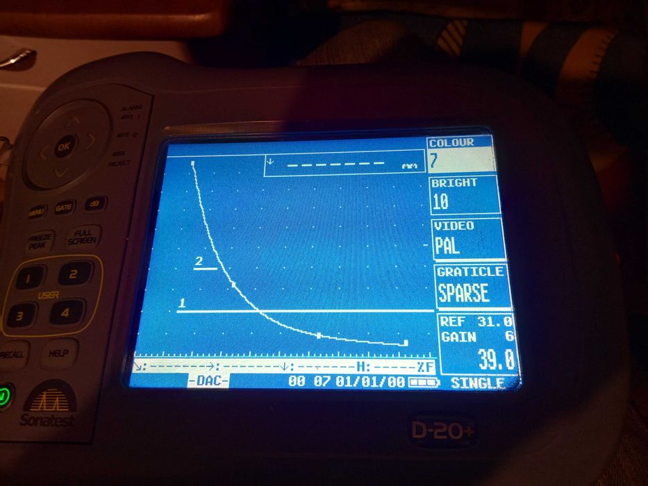 Defektoskop ultradźwiękowy Sonatest Sitescan D-20+ DGS DAC UT ndt