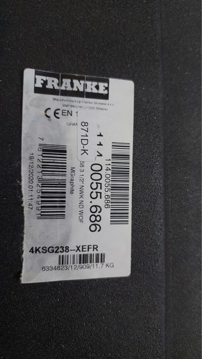 Продам гранітну Мийку Franke