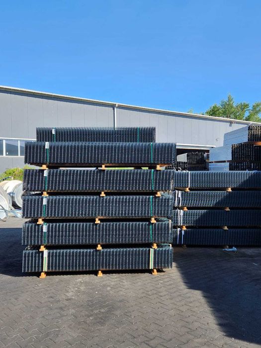 Panele ogrodzeniowe NAJTANIEJ !! komplet słupek panel obejmy + dostawa