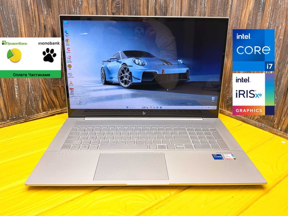 Потужний Ноутбук-Трансформер Для Роботи і Навчання HP Envy 17-CH100 X360 /17.3"/ГАРАНТІЯ