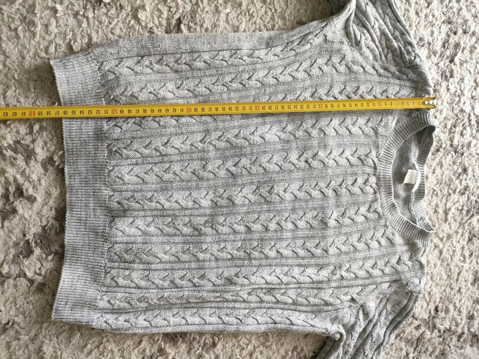 Sweter Basic splot warkoczowy