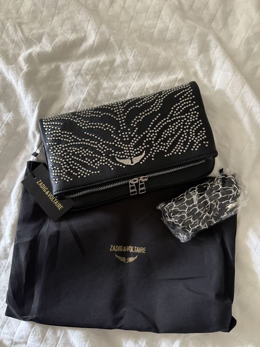 Mala estilo Zadig & Voltaire em preto nova