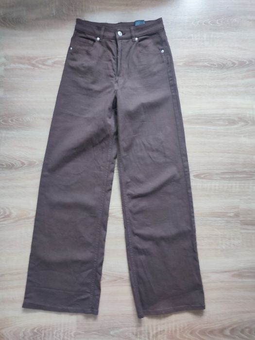 Spodnie brązowe H&m