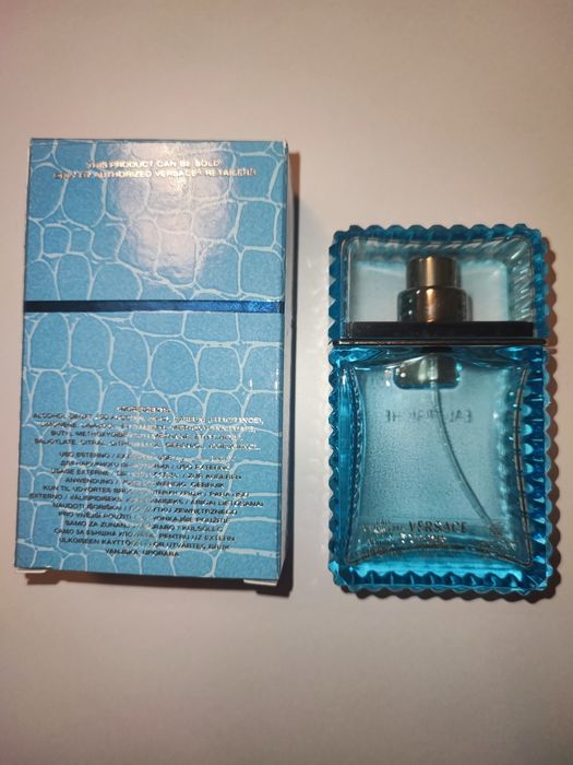 Pusty flakon, butelka po Versace Man, 30 ml + opakowanie