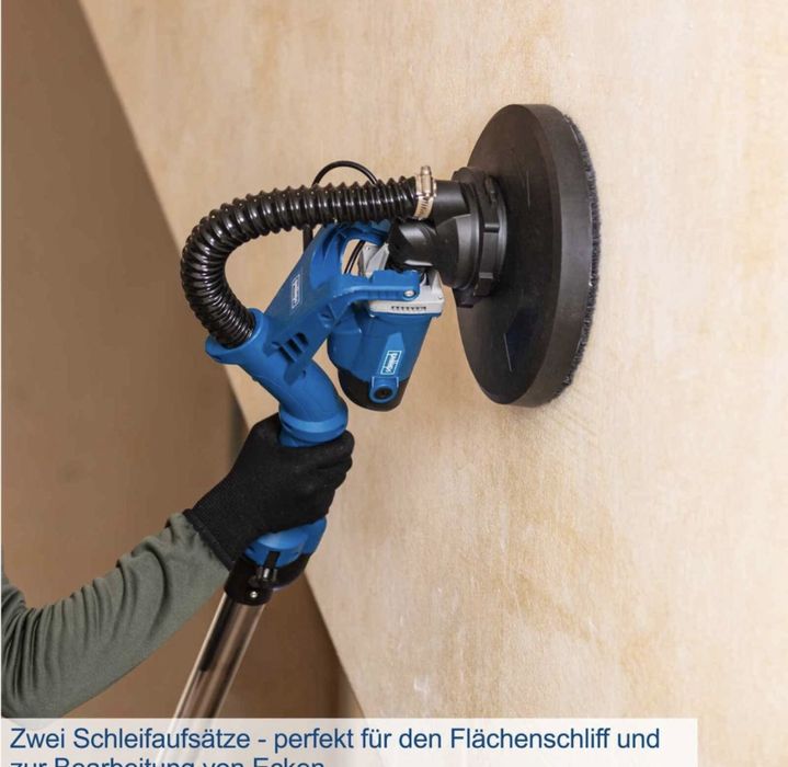 Шліфувальна машина для стель та стінScheppach с двома насадками  DS930
