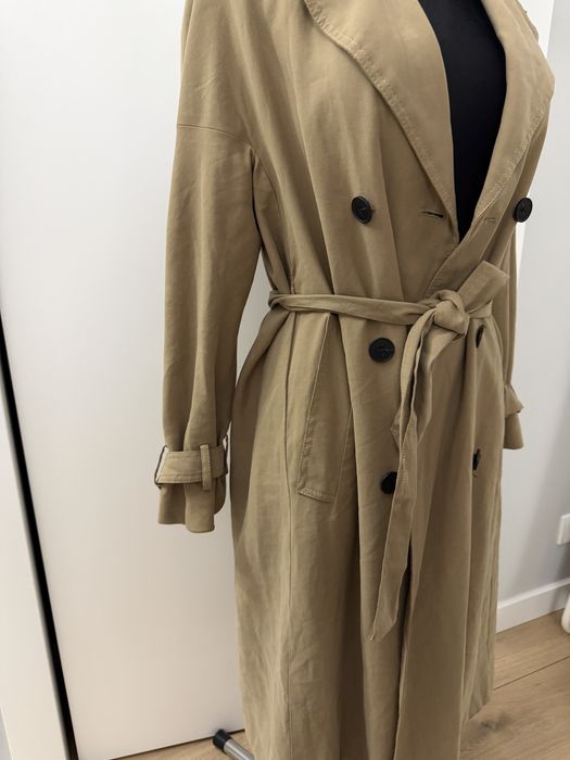 długi trencz damski zara