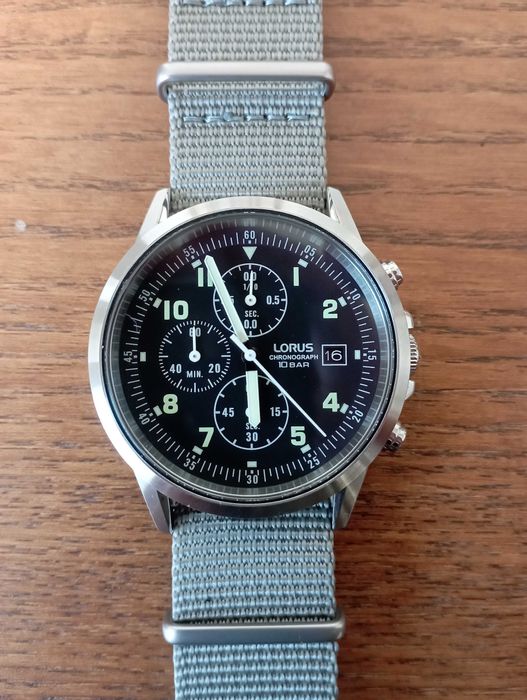 Pulsar Military Style Chronograph Watch Mens Pulsar Military Style  Chronograph Watch PM3127X1 Formally And Enhanced PJN301X1