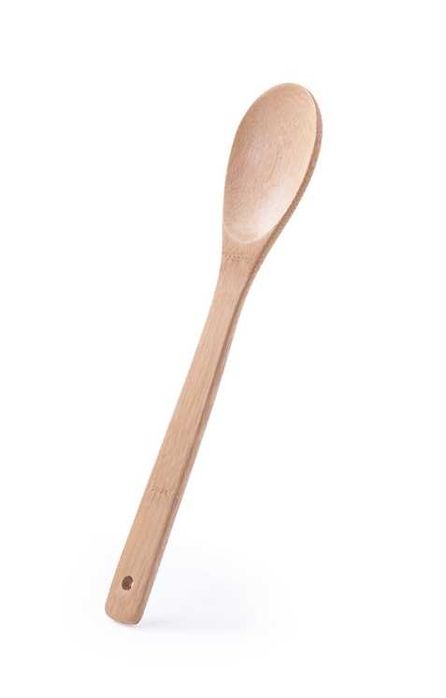 Colher de bambu personalizada
