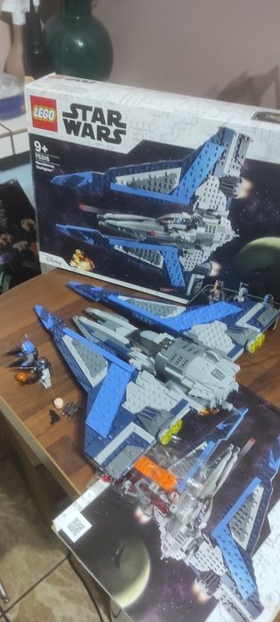 Lego Star Wars 75316 Mandalorian Starfighter brak figurki Gar Saxon