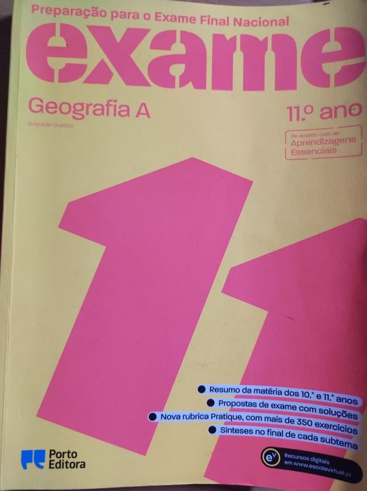 Livro preparação para o exame nacional geografia A