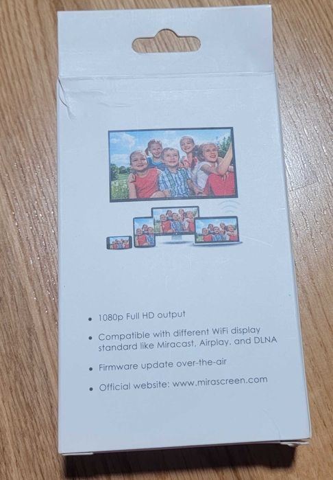 MiraScreen Бездротовий HDMI Wi-Fi приймач Mirascreen Wireless Display