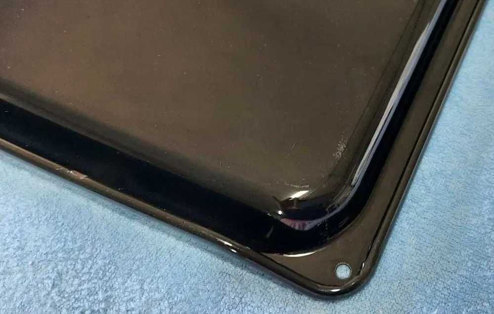 Blacha płytka, czarna do piekarnika Siemens.