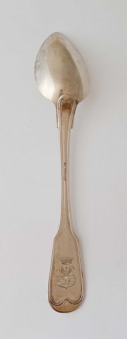 Platerowana łyżka środka stołu, Serwingowa Wiedeń