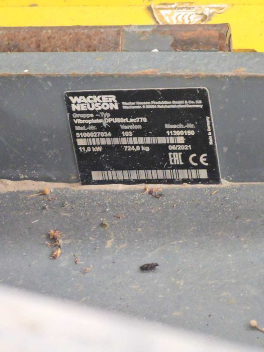 Zagęszczarka rewersyjna 725 kg Wacker Neuson DPU 80r Lec770, 770 mm, Kohler KDW702