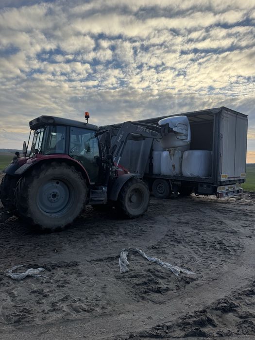 Transport bel słoma siano kukurydza