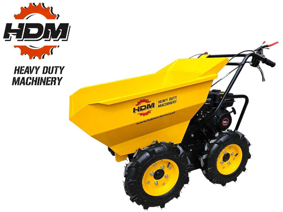 Wozidło spalinowe budowlane taczka napęd 4x4 HDM wywrotka LONCIN 6.5KM
