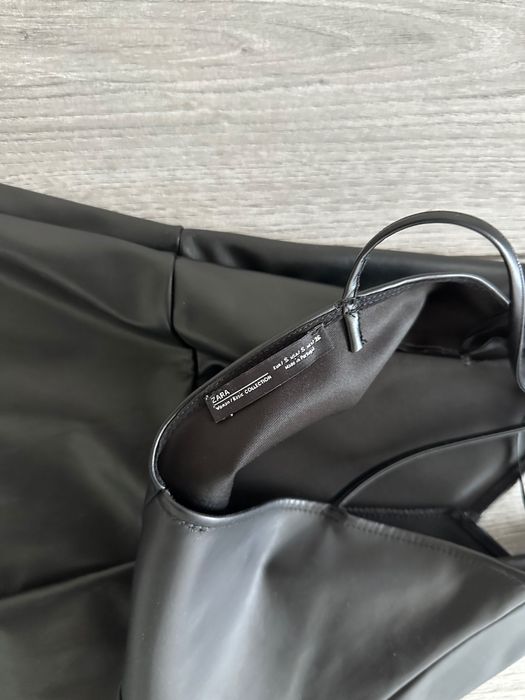 Zara шкіряна сукня