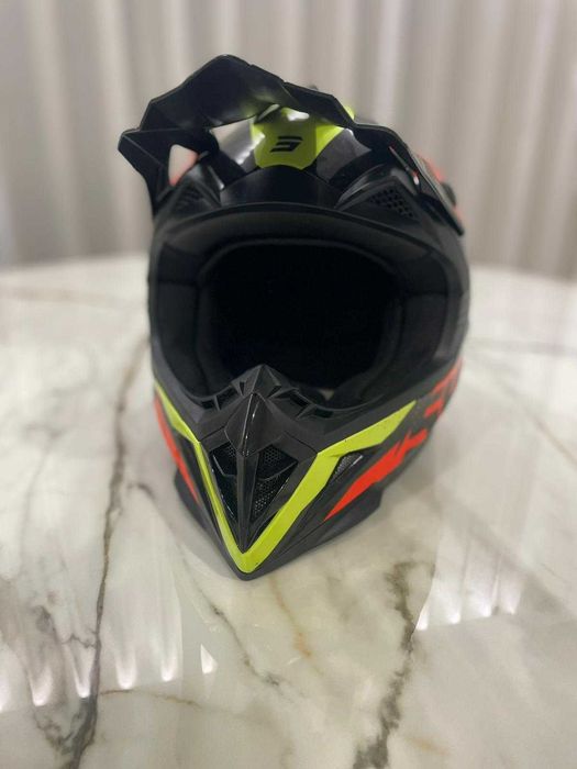 Capacete Motocross/Enduro SHOT, Como Novo