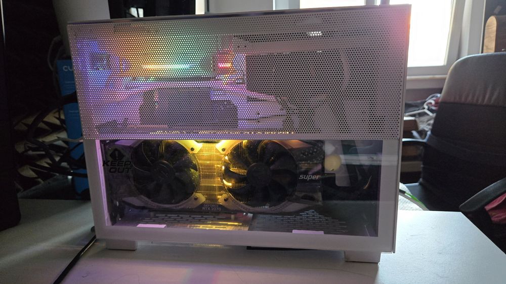Mini PC Gaming ITX Ryzen 5 8500G + 2070 Super + 16Gb DDR5! + 512Gb Nvme + RGBs