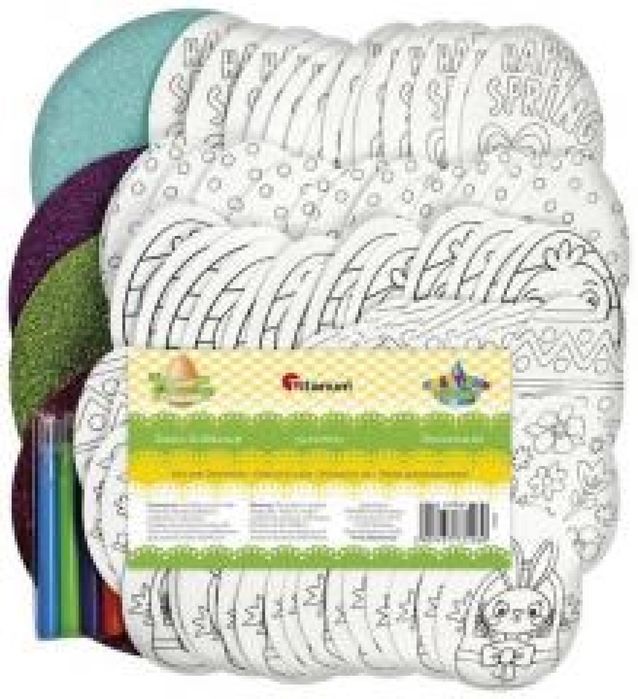 Zestaw do dekoracji Pisanki 374 elementy Titanum blister,