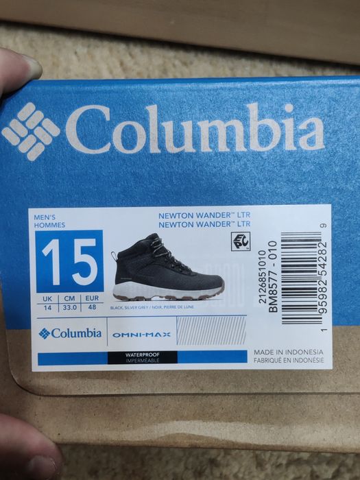 Черевики Columbia Newton Wander eu48