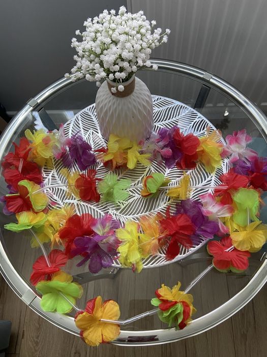 2 szt hawajskie naszyjniki