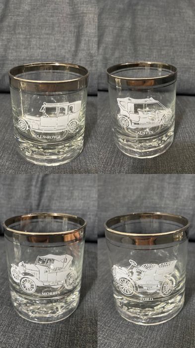 Copos whisky - carros antigos