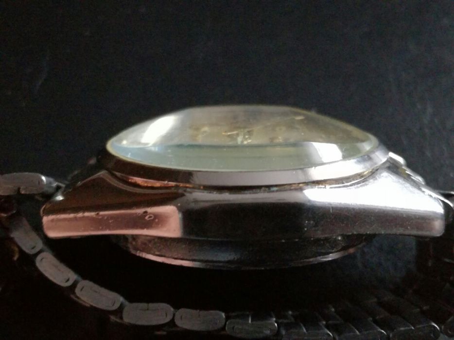 Męski zegarek Timemaster Crystal 3 star - bransoleta,podwójny datownik