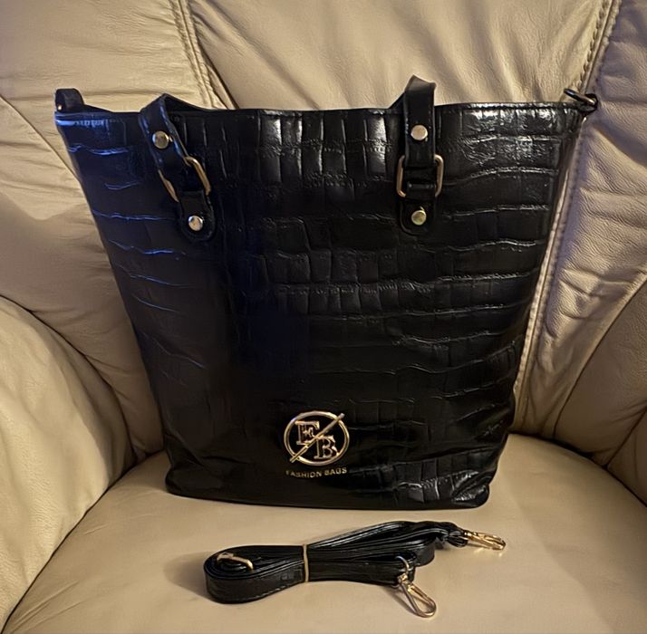 Torebka szoperka czarna