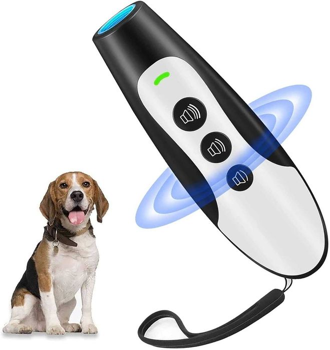 Ultradźwiękowy odstraszacz szczekania przenośny 3 tryby USB 480mAh 842