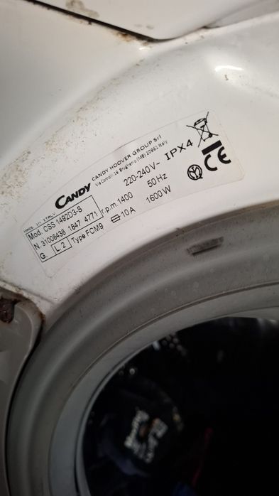 Wszystkie części Pralki Candy CSS 1492D3-S