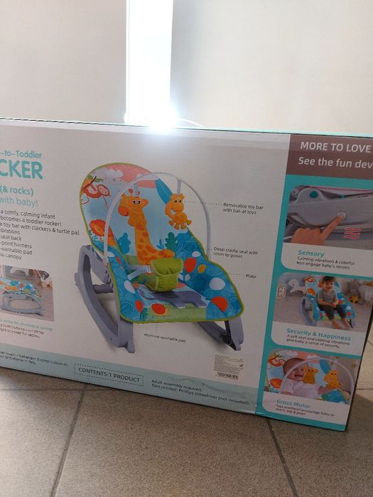 Шезлонг вібрація з мелодіями