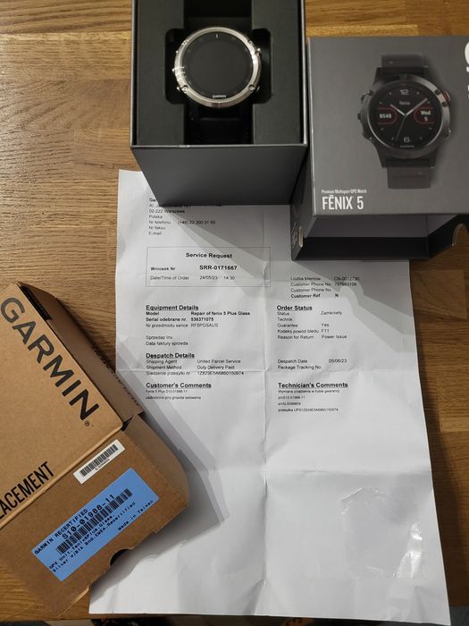 Garmin fenix 5 plus zegarek smartwatch