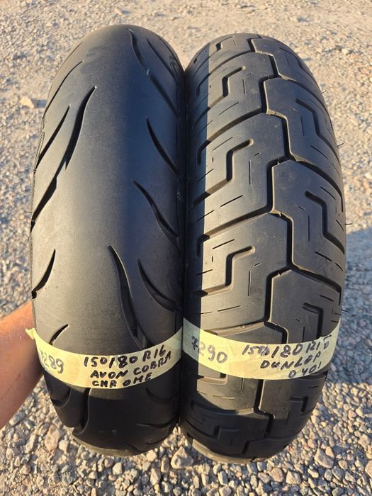 150/80R16 Dunlop Harley Davidson 150 80 16 Avon білий борт