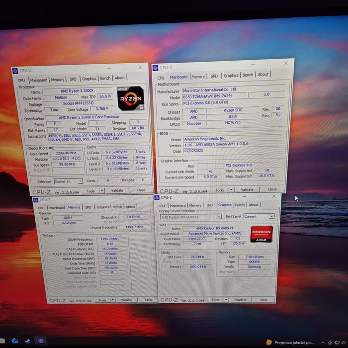Komputer RX6600XT/Rtx3060ti/R5/16gb ram/Gamingowy Okazja Gwatancja