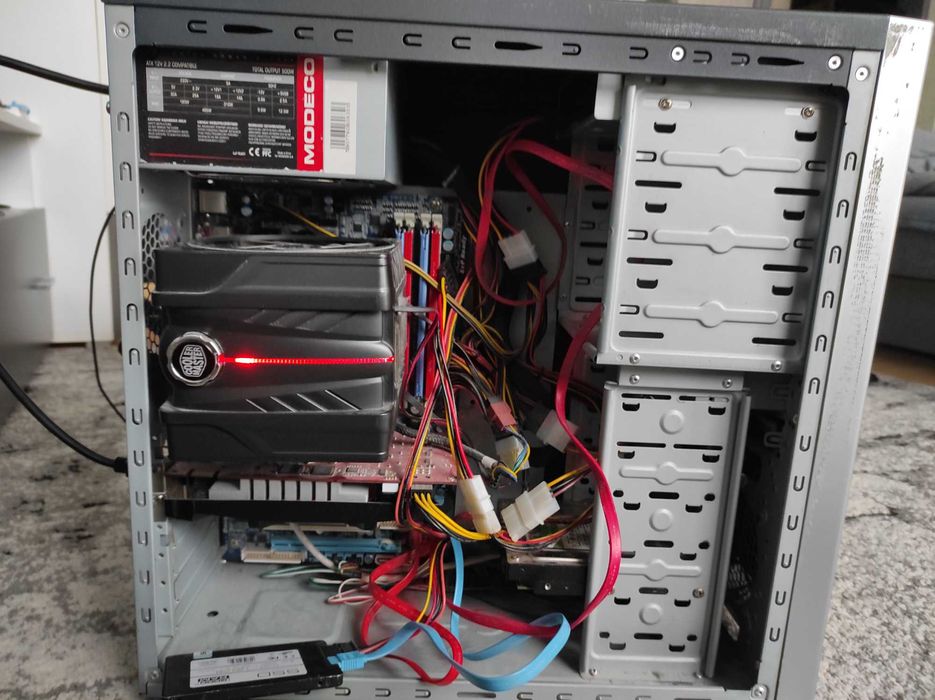 Komputer PC Do Gier. i5, P55-UD3L, Nvidia GF GTS450, Dysk SSD,12GB RAM
