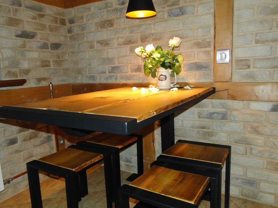 Meble na wymiar industrial loft metal - drewmo - szklo zabudowy altany