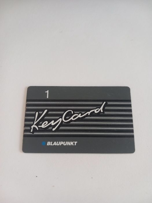 Key card blaupunkt